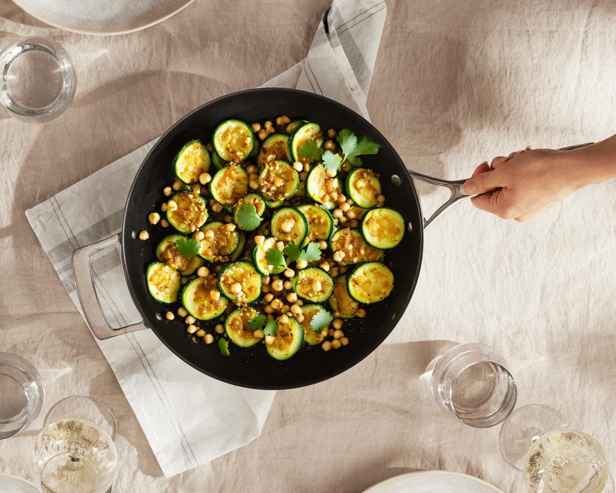 Zucchini Kichererbsen