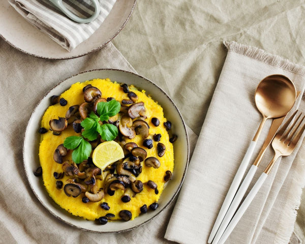 Polenta mit Pilzen