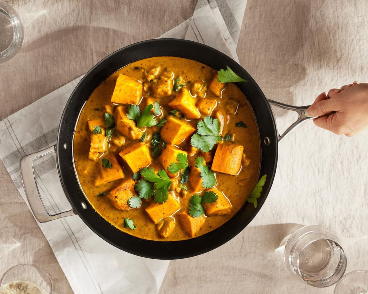 Kürbiscurry mit Kokosmilch