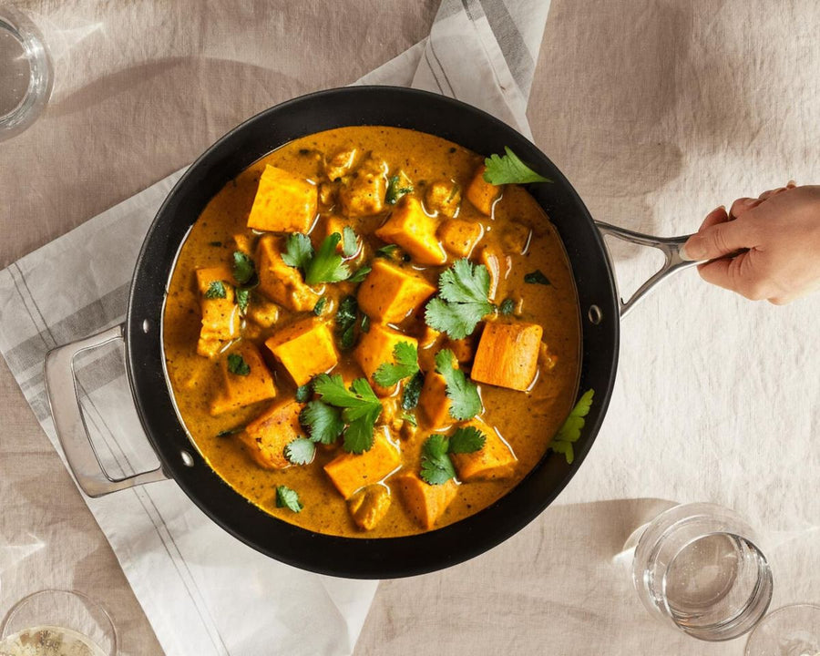 Kürbiscurry mit Kokosmilch