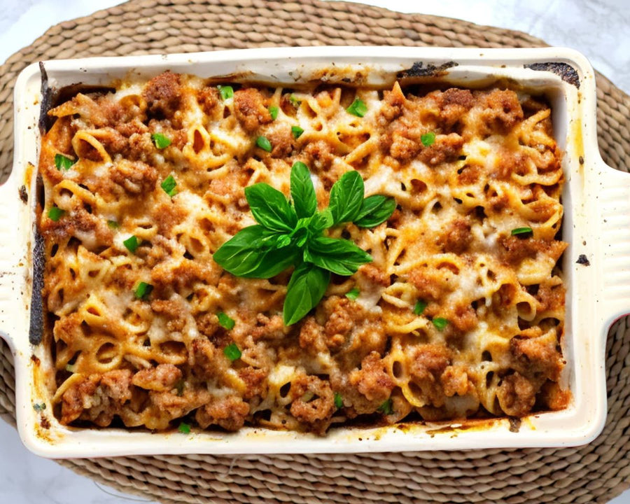 Nudelauflauf mit Hackfleisch