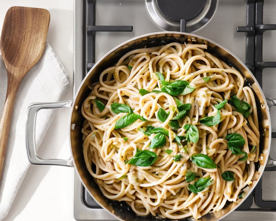 Pasta Alfredo vegan