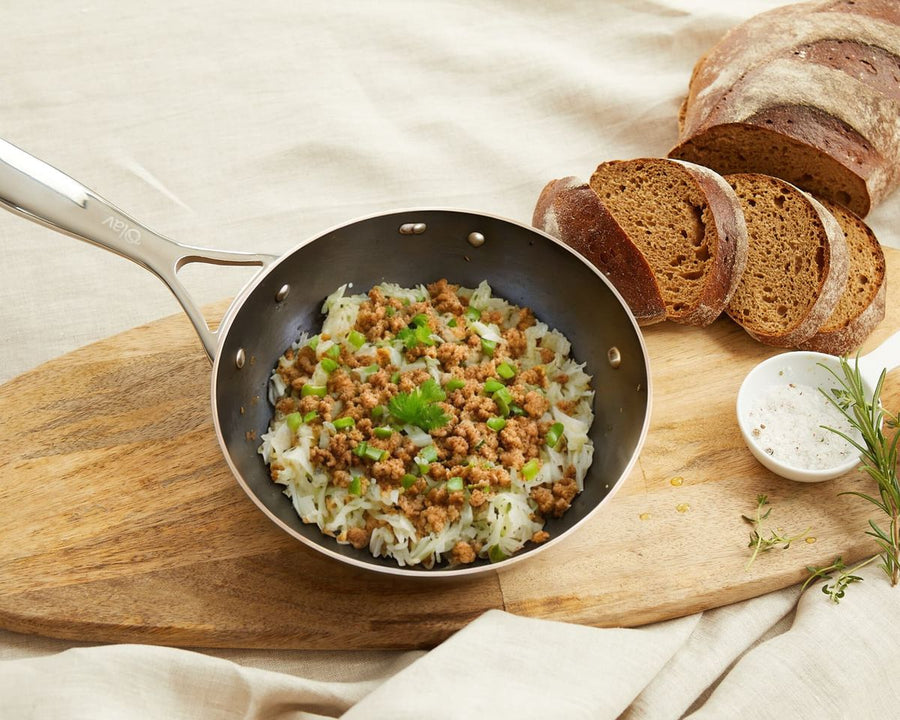 Weißkohl-Hackfleisch-Pfanne