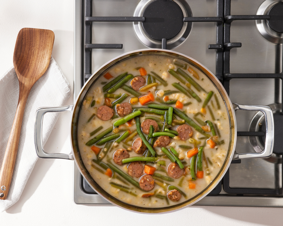 Grüne Bohnensuppe