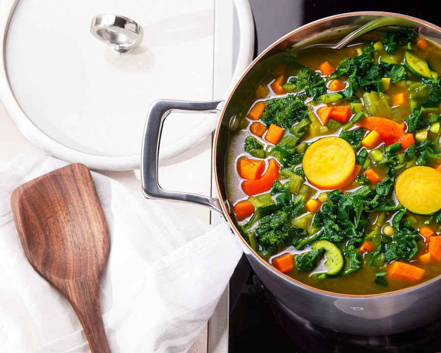 Klassische Gemüsesuppe