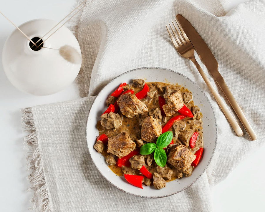 Paprika Rahm Geschnetzeltes