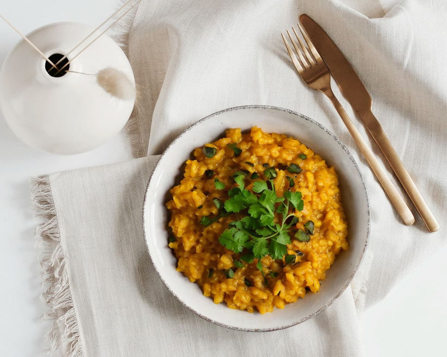 Kürbis Risotto
