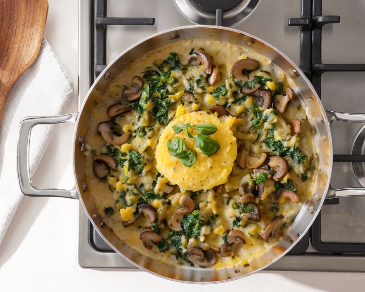 Polenta mit Pilzen