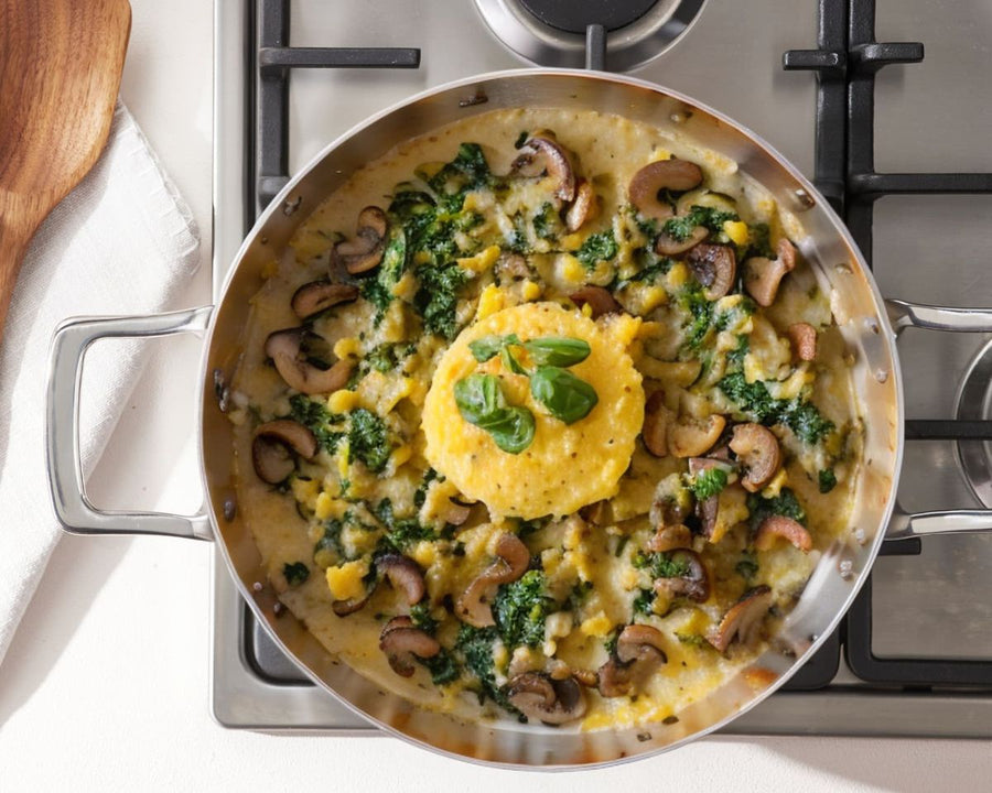 Polenta mit Pilzen