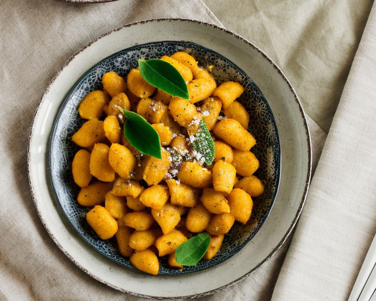 Kürbisgnocchi mit Salbeibutter
