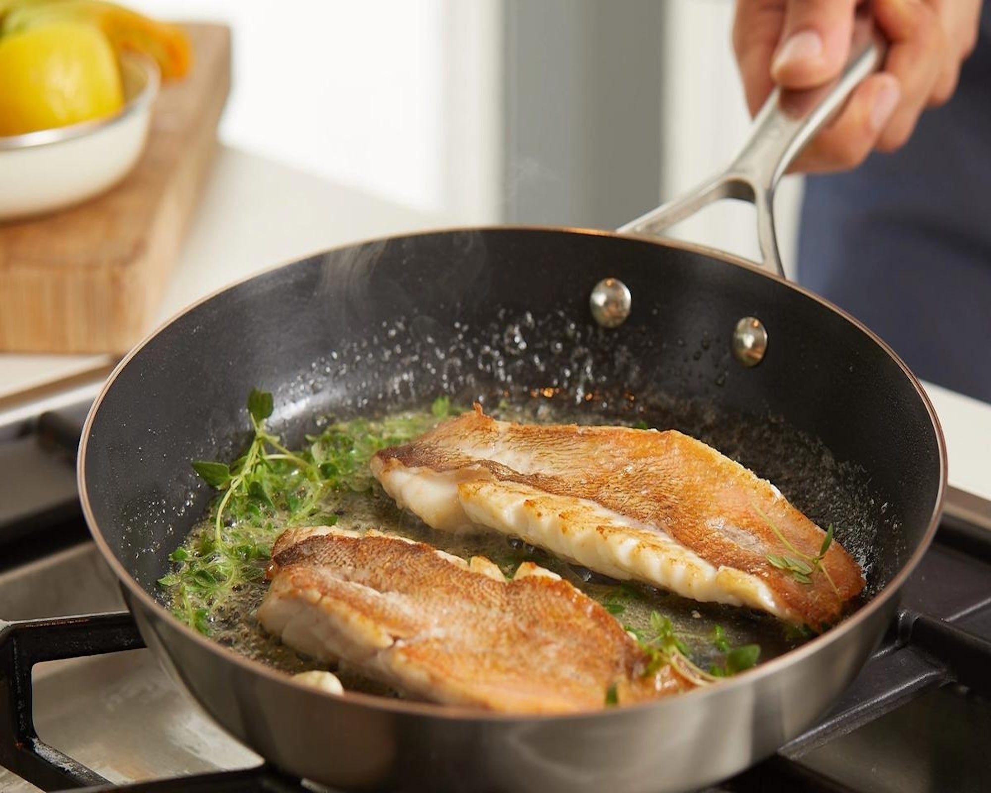 Fisch Filet knusprig braten