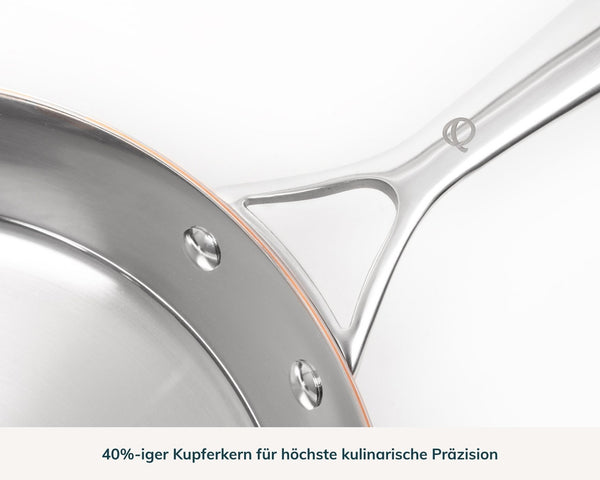 Die unbeschichtete Kupferkernpfanne, 32 cm