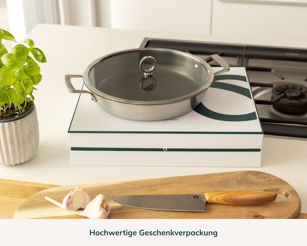 Kupferkern Servierpfanne beschichtet, 26 cm