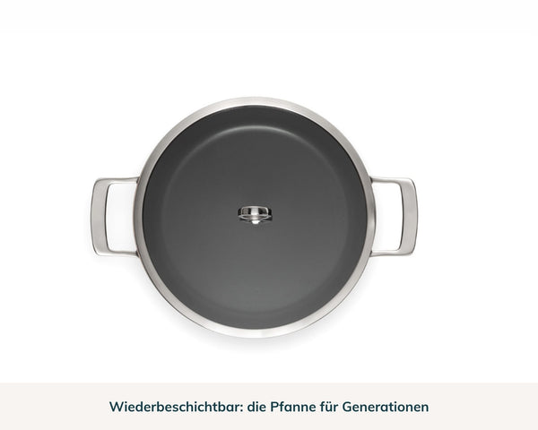 Kupferkern Servierpfanne beschichtet, 26 cm
