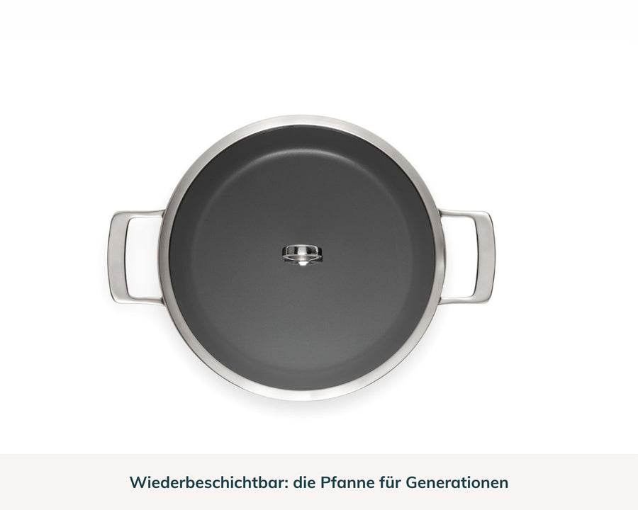 Kupferkern Servierpfanne beschichtet, 26 cm