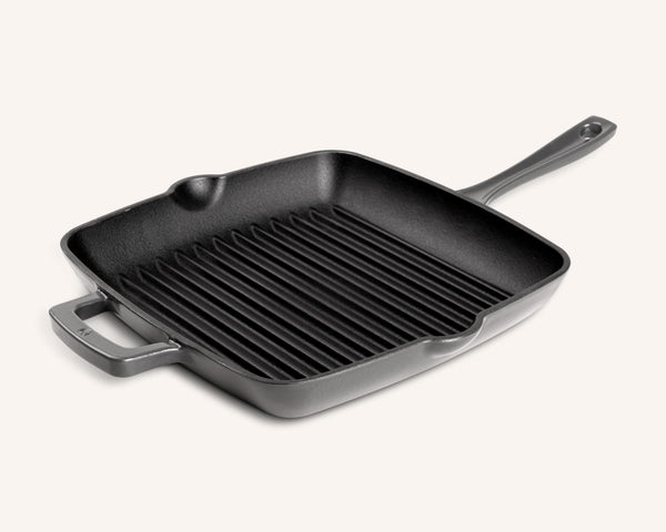 Gusseiserne Grillpfanne