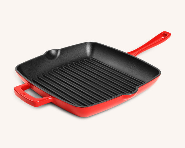 Gusseiserne Grillpfanne