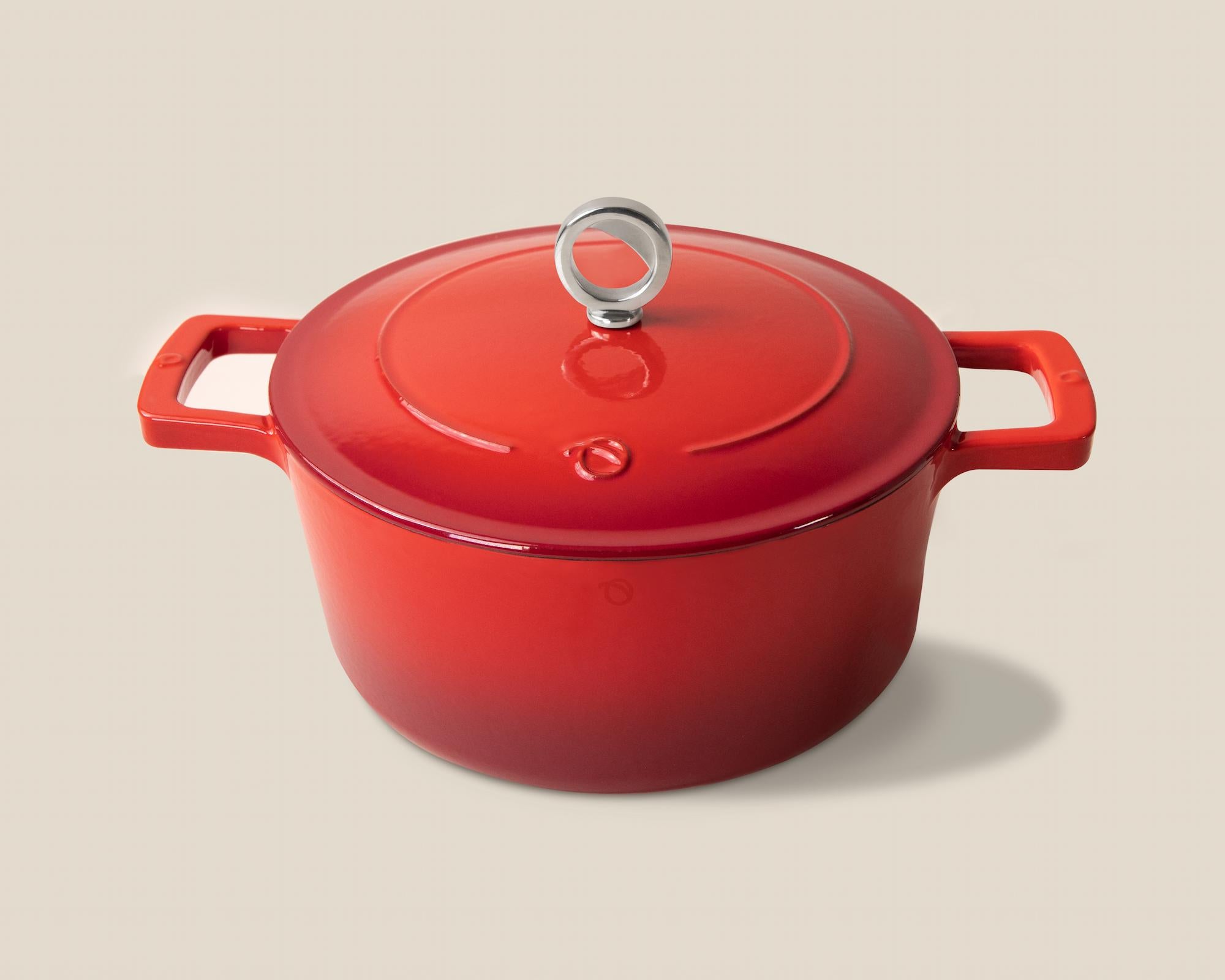 Gusseiserner Bräter rund