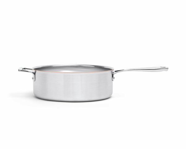 Kupferkern Schmorpfanne unbeschichtet, Stielgriff