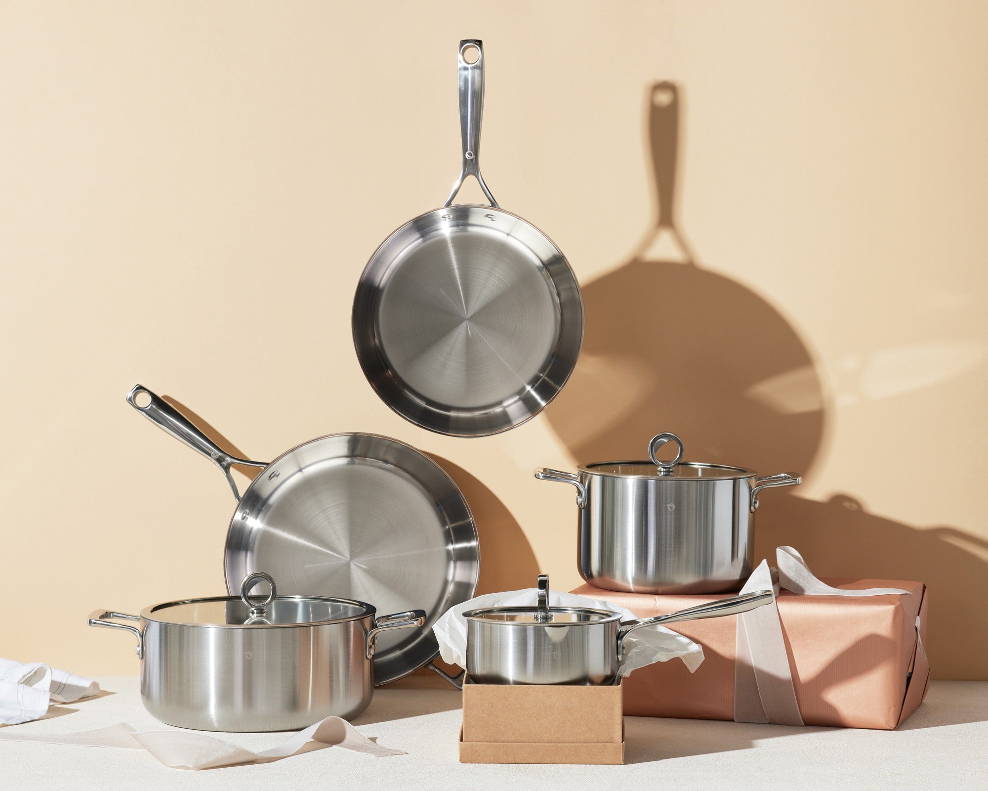 Kochgeschirrset 26|30cm Saucier unbeschichtet