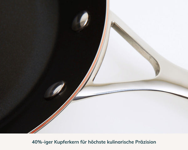 Die beschichtete Kupferkernpfanne, 24 cm
