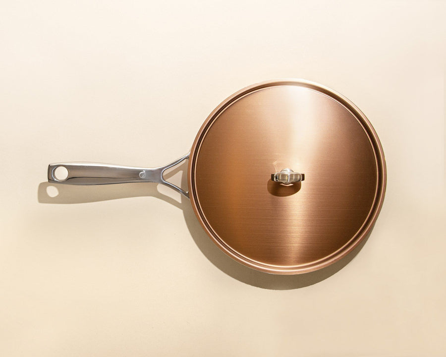 Beschichtete Kupferpfanne (Pure Edition), 24 cm