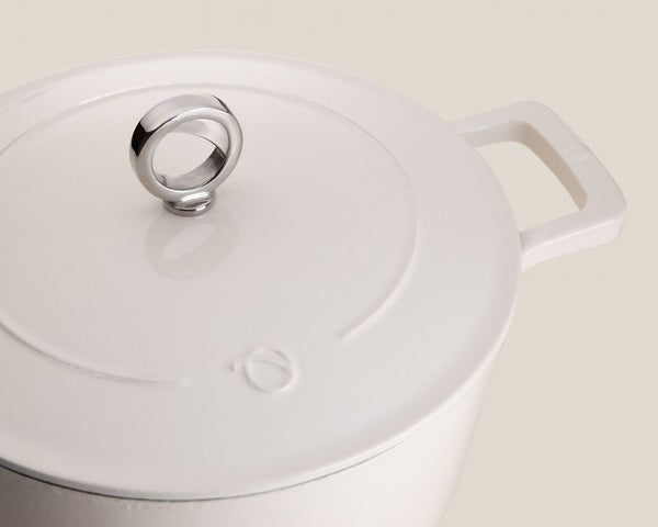 Gusseiserner Bräter rund