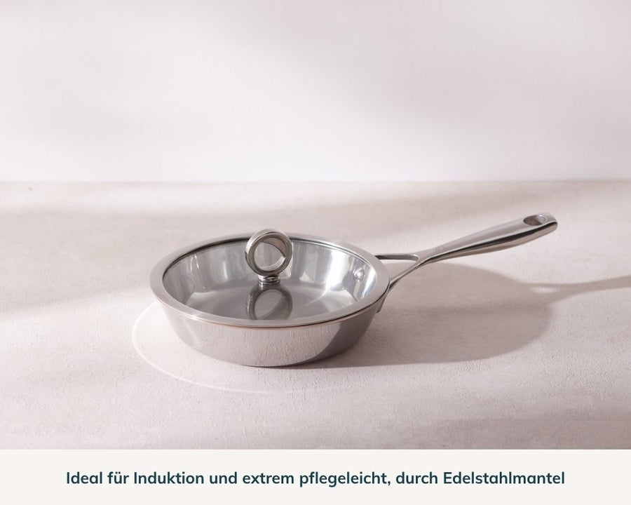 Die unbeschichtete Kupferkernpfanne, 20 cm